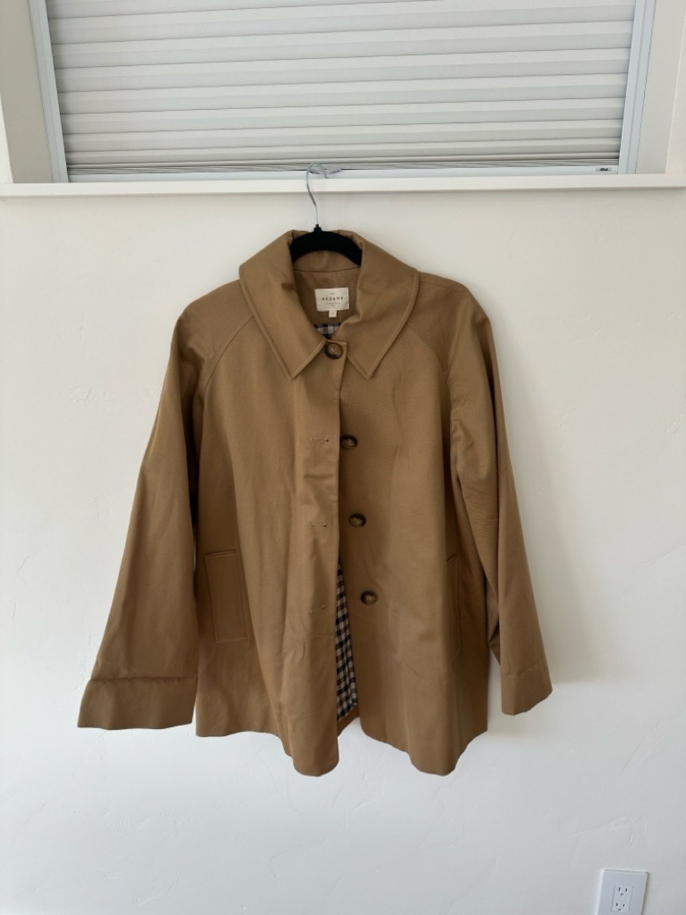 Sezane Carter Jacket in Camel
